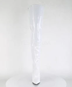 Ladies Fetish Boots Pleaser SEDUCE 3010 Boots White