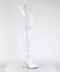 Ladies Fetish Boots Pleaser SEDUCE 3010 Boots White