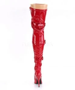 Ladies Fetish Boots Pleaser SEDUCE-3028 Boots Red