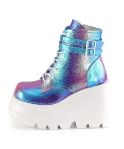 Demonia SHAKER 52 Boots Purple All Footwear