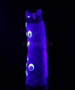 Gothic Boots Demonia SLAY 206 Boots Green