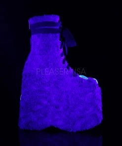 Gothic Boots Demonia SLAY 206 Boots Green