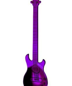 Gothic Accessories Purple Guitar Teaspoon Dining & Barware