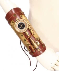 RQBL Steampunk Arm Gauntlet Compass LED All Steampunk Accessories