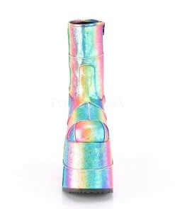 Demonia STACK 201 Boots Rainbow