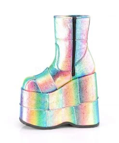Demonia STACK 201 Boots Rainbow