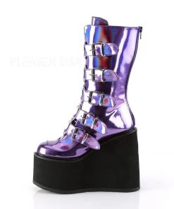 Gothic Boots Demonia SWING 230 Boots Purple