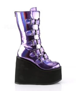 Gothic Boots Demonia SWING 230 Boots Purple