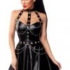 Saresia Flared Wetlook Dress Ladies Fetish Clothing