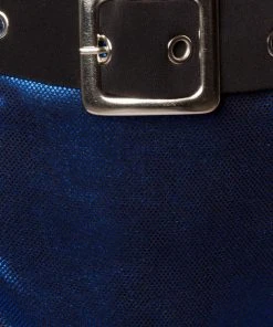 Saresia Blue Gogo Set Ladies Fetish Clothing