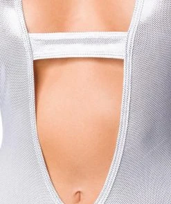Saresia Body Set Silver Wetlook Clothing