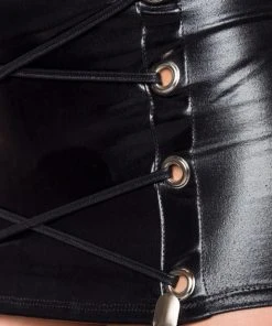 Saresia Wet Look Set Ladies Fetish Clothing