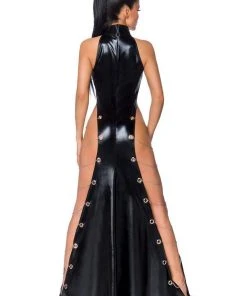 Ladies Fetish Clothing Saresia Wetlook Maxi Dress