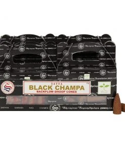 Something Different Satya Black Champa Backflow Dhoop Cones