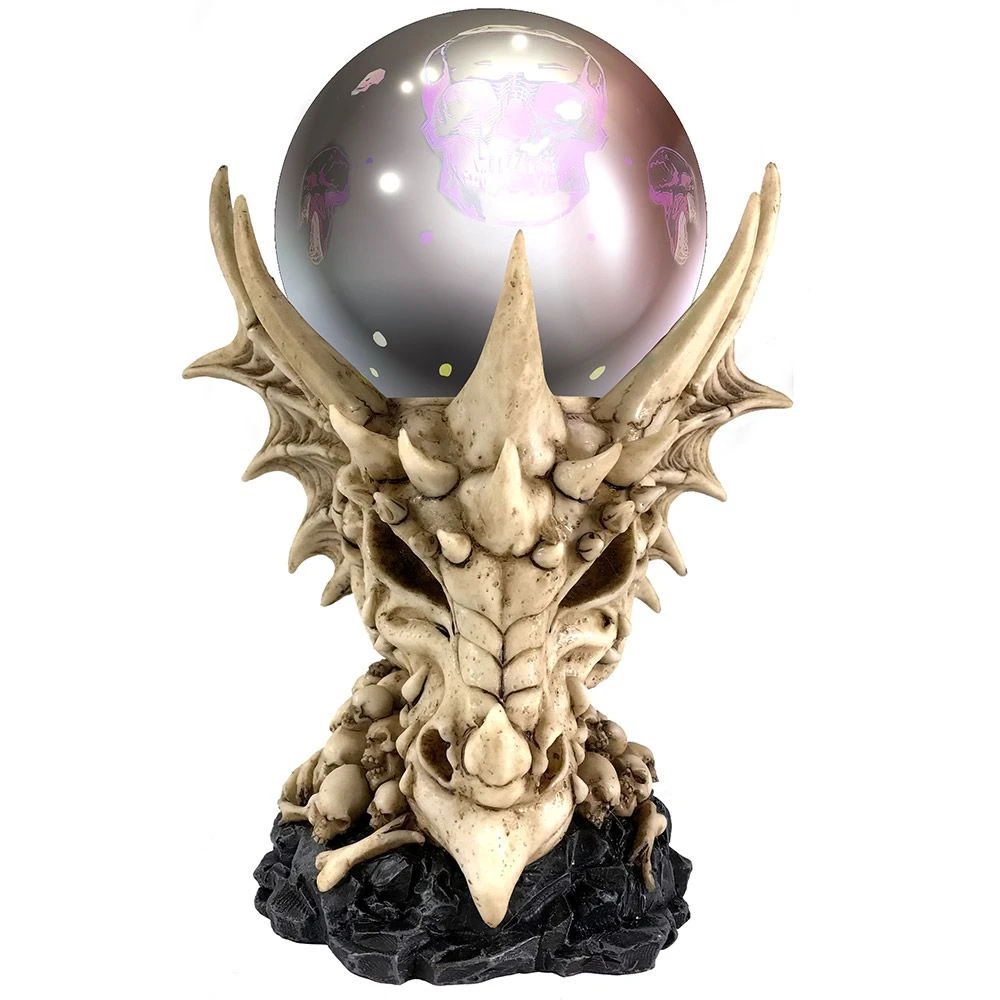 Nemesis Now All Homeware Skeletal Realm Dragon Skull And LED Crystal Orb 5 Nemesis Now All Homeware Skeletal Realm Dragon Skull And LED Crystal Orb