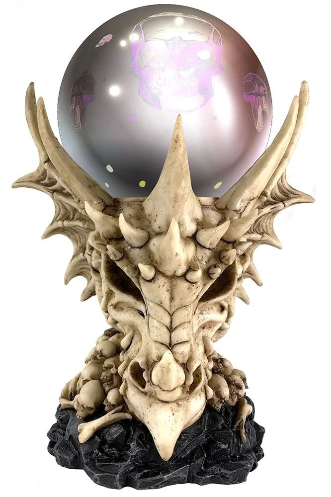 Nemesis Now All Homeware Skeletal Realm Dragon Skull And LED Crystal Orb 3 Nemesis Now All Homeware Skeletal Realm Dragon Skull And LED Crystal Orb