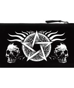 Grind Skull Pentagram Pencil Case All Bags