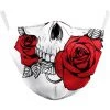Something Different Skull And Roses Reusable Face Mask
