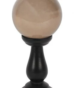 Something Different Smoke Grey Crystal Ball On Stand Small All Homeware
