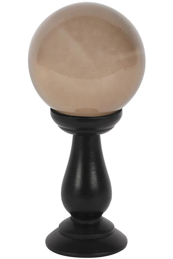 Something Different Smoke Grey Crystal Ball On Stand Small All Homeware 3 Something Different Smoke Grey Crystal Ball On Stand Small All Homeware
