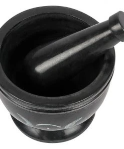 Something Different Soap Stone Triple Moon Pestle And Mortar