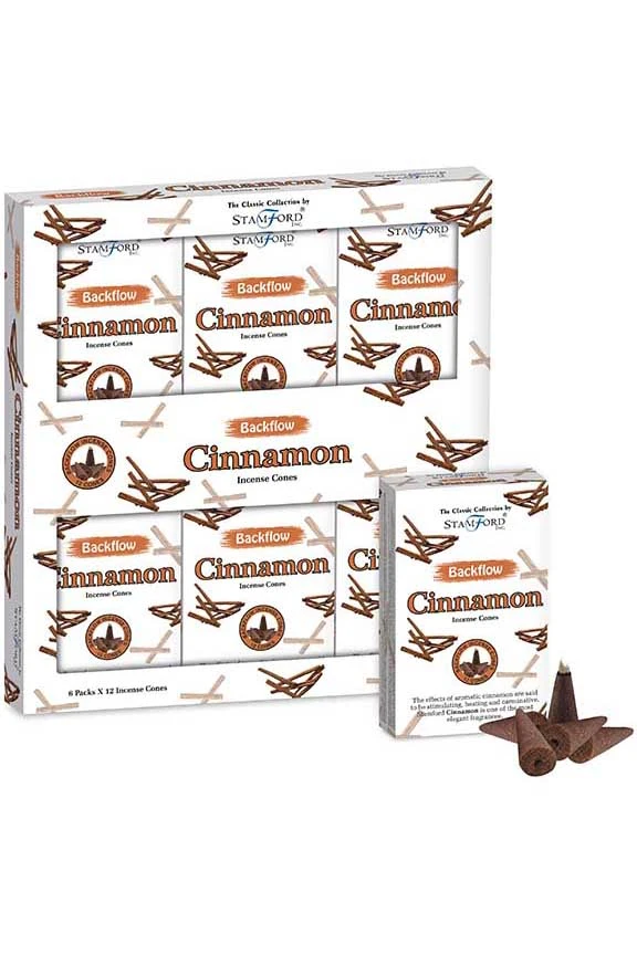 Alternative Gifts Incense Cones / Burners Stamford Cinnamon Backflow Incense Cones 3 Alternative Gifts Incense Cones / Burners Stamford Cinnamon Backflow Incense Cones