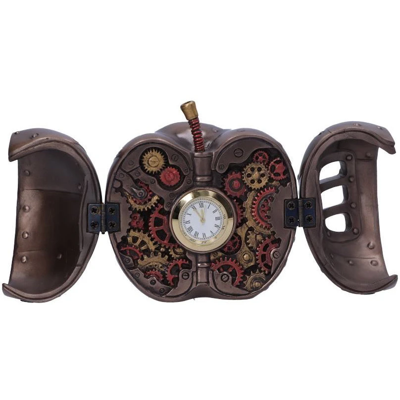 Nemesis Now Steampunk Forbidden Fruit Apple Clock Steampunk Homeware 4 Nemesis Now Steampunk Forbidden Fruit Apple Clock Steampunk Homeware