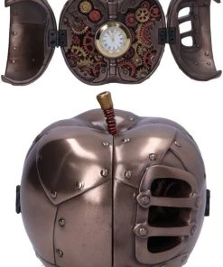 Nemesis Now Steampunk Forbidden Fruit Apple Clock Steampunk Homeware