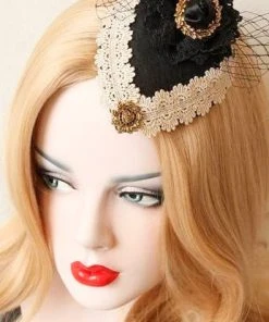 Gothic Hair Accessories Steampunk Hats Steampunk Teardrop Fascinator