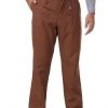 Pirate Dressing Steampunk Architect Pants Brown Mens Gothic Clothing