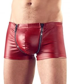 Svenjoyment Red Zip Pants Mens Fetish Clothing 10 Svenjoyment Red Zip Pants Mens Fetish Clothing