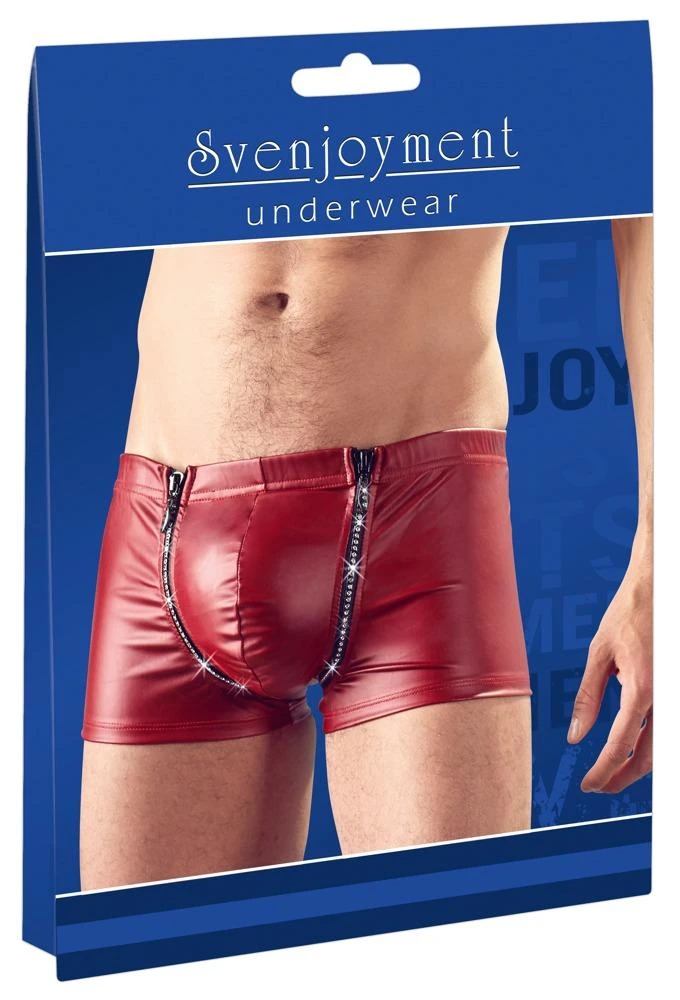 Svenjoyment Red Zip Pants Mens Fetish Clothing 8 Svenjoyment Red Zip Pants Mens Fetish Clothing