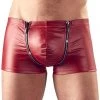 Svenjoyment Red Zip Pants Mens Fetish Clothing