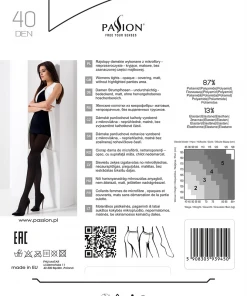 Passion Lingerie Passion Roso Red Tights TI003