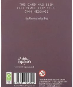 Something Different Taurus Zodiac Necklace Card