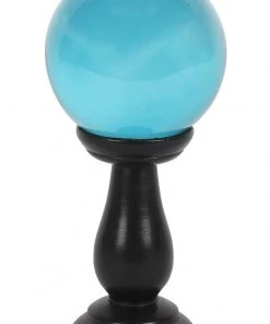 Something Different Teal Crystal Ball On Stand Small All Homeware