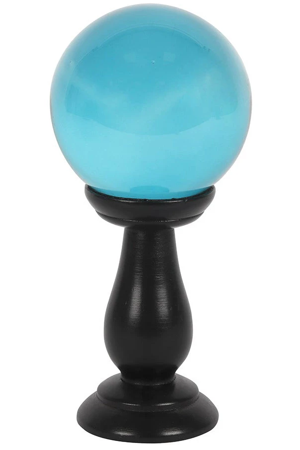 Something Different Teal Crystal Ball On Stand Small All Homeware 3 Something Different Teal Crystal Ball On Stand Small All Homeware