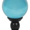 Something Different Teal Crystal Ball On Stand Large