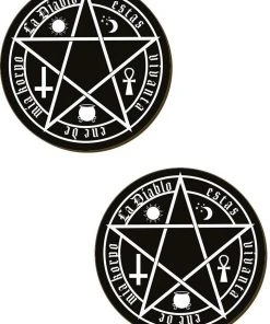 Grind The Devil Is Living In My Flesh Coaster Set Dining & Barware
