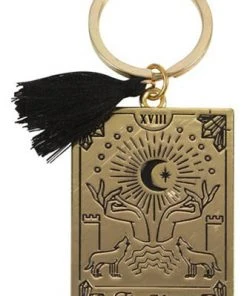 Something Different The Moon Tarot Keyring Witchy Homeware