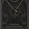 Something Different The Moon Tarot Necklace On Greeting Card All Jewellery