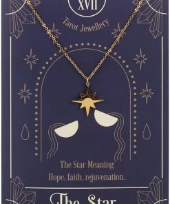 Something Different The Star Tarot Necklace On Greeting Card