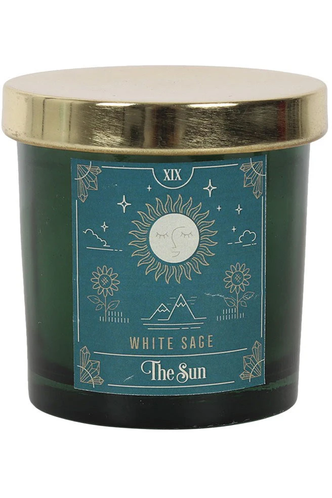 Something Different The Sun White Sage Tarot Candle 3 Something Different The Sun White Sage Tarot Candle