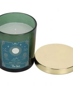 Something Different The Sun White Sage Tarot Candle