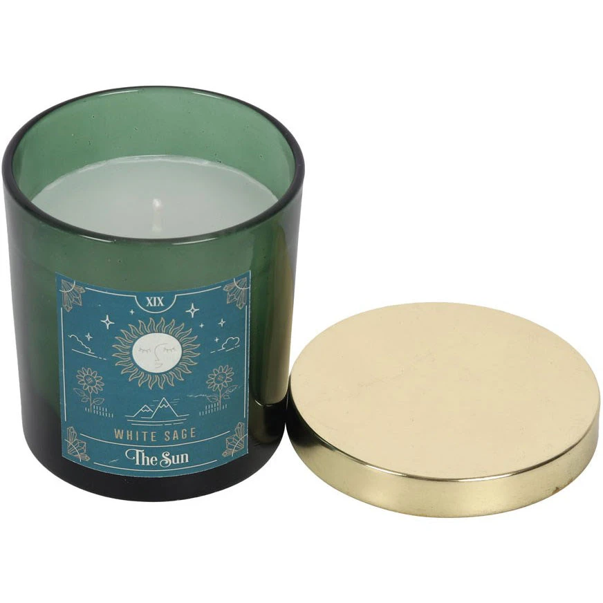 Something Different The Sun White Sage Tarot Candle 4 Something Different The Sun White Sage Tarot Candle