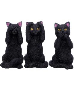 Nemesis Now All Homeware Three Wise Felines Cats