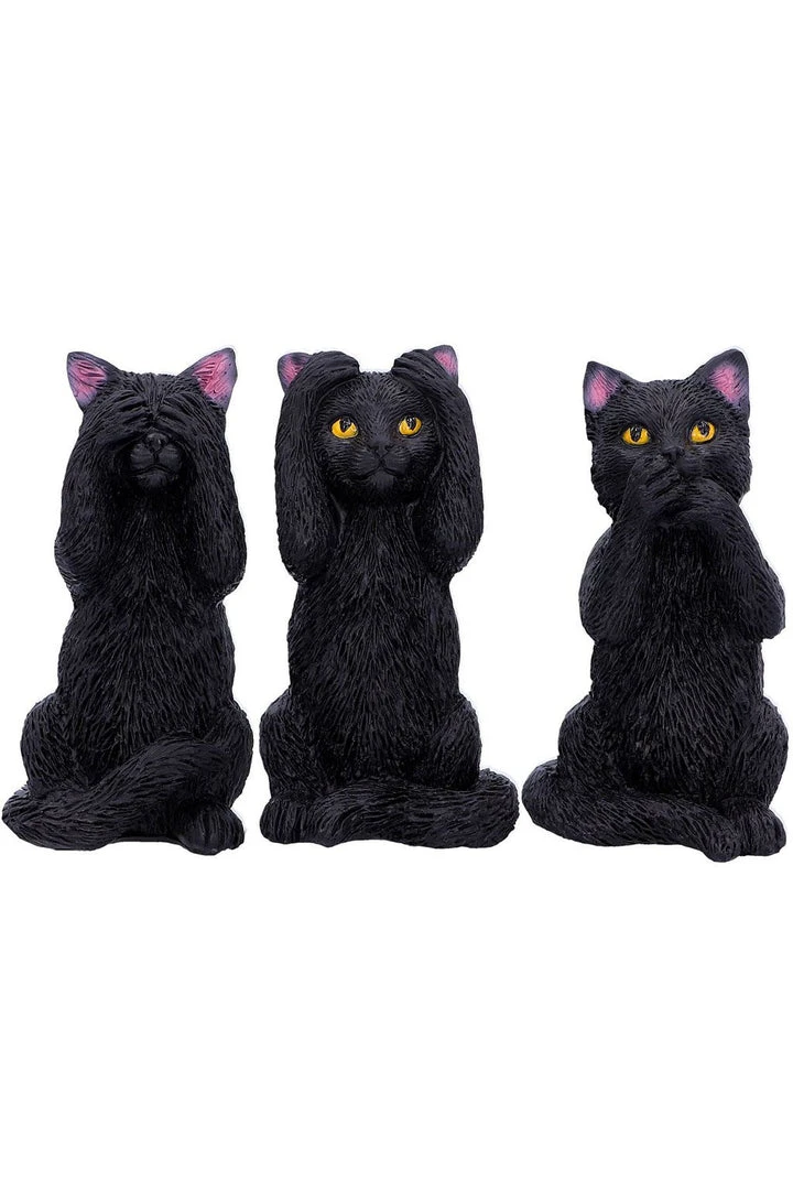 Nemesis Now All Homeware Three Wise Felines Cats 3 Nemesis Now All Homeware Three Wise Felines Cats