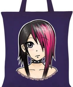 Grind Tokyo Spirit Yukiko Purple Tote Bag All Bags