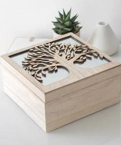 Something Different Tree Of Life Mirror Box 20cm