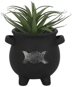 Something Different Garden Triple Moon Cauldron Plant Pot